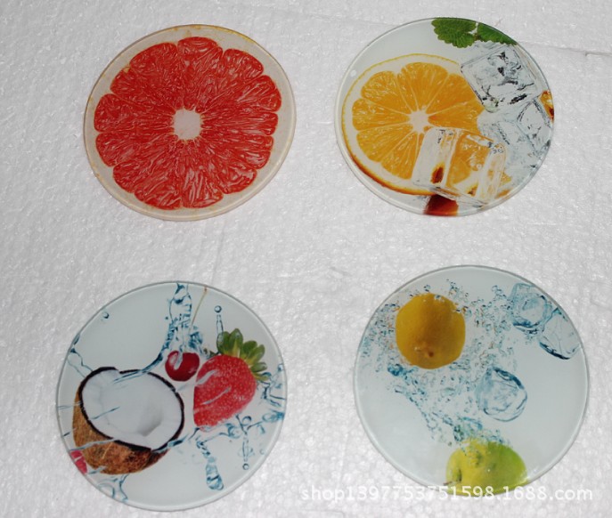 創(chuàng)意圓形玻璃杯墊 從婚慶佳禮到家居點睛的多面手